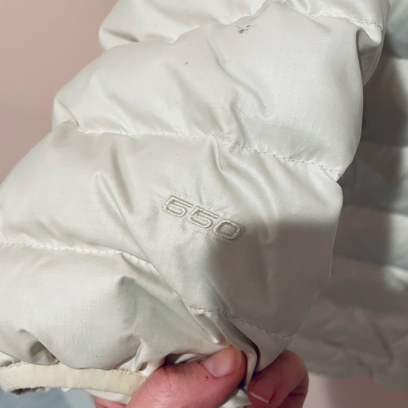 SOLD⚠️ The North Face cream puffer parka 500 down small - Picture 4 of 5